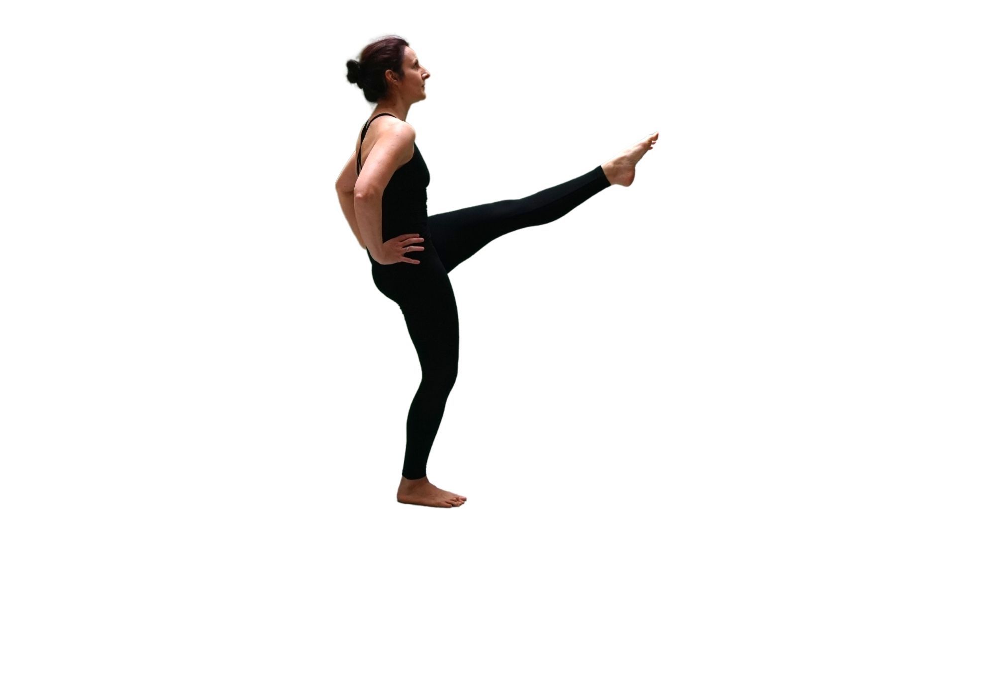 Posture de yoga : utthita hasta padangusthasana C